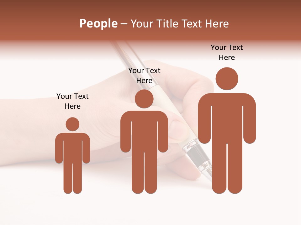 Pencil Empty Manager PowerPoint Template