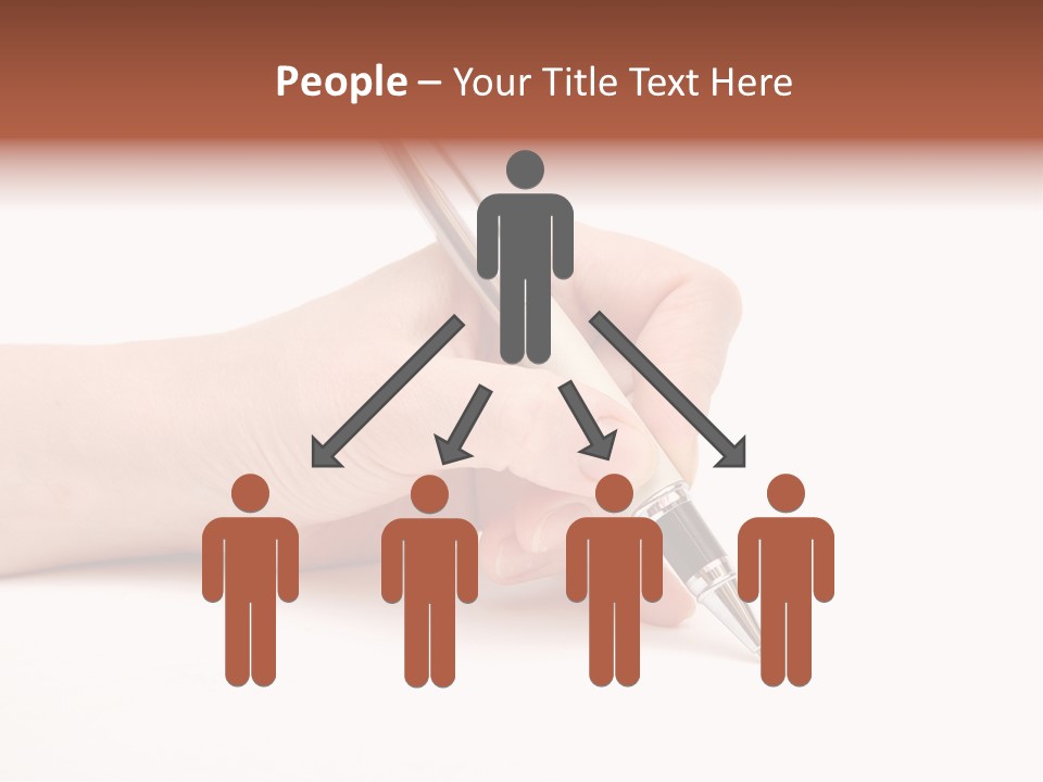 Pencil Empty Manager PowerPoint Template