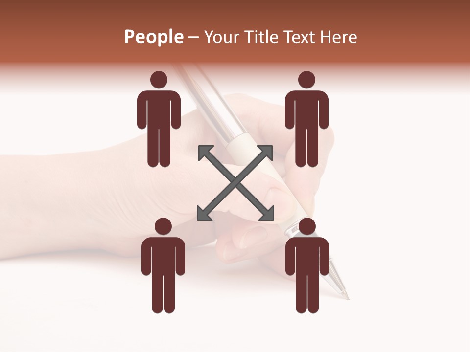 Pencil Empty Manager PowerPoint Template