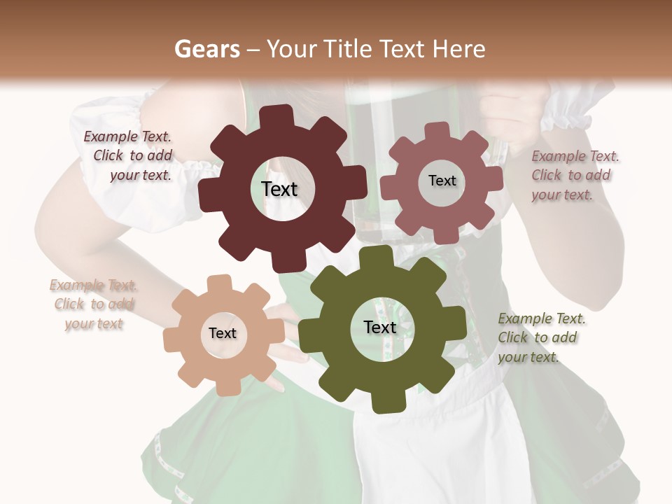 White  Grin PowerPoint Template