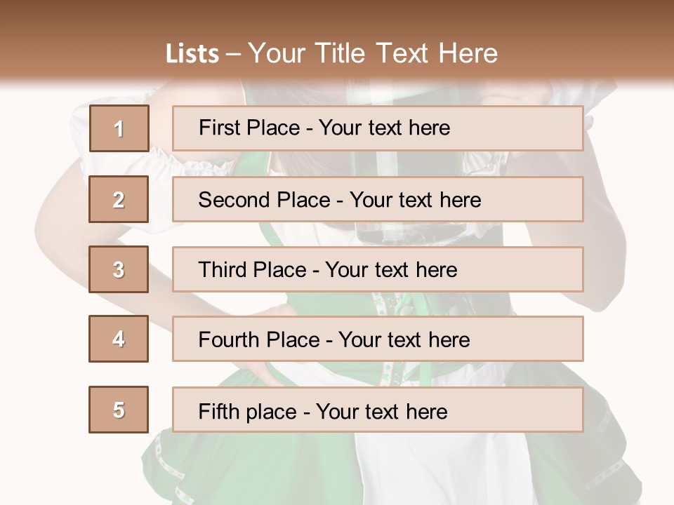 White  Grin PowerPoint Template