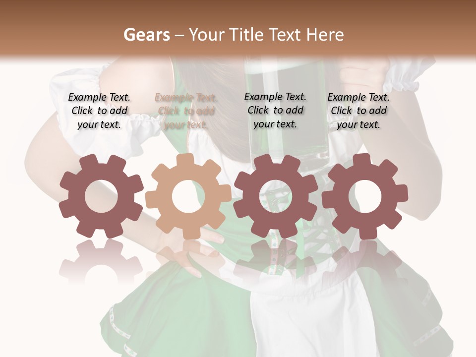 White  Grin PowerPoint Template