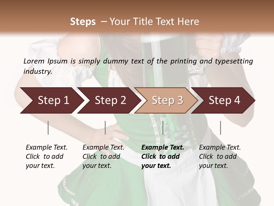 White  Grin PowerPoint Template