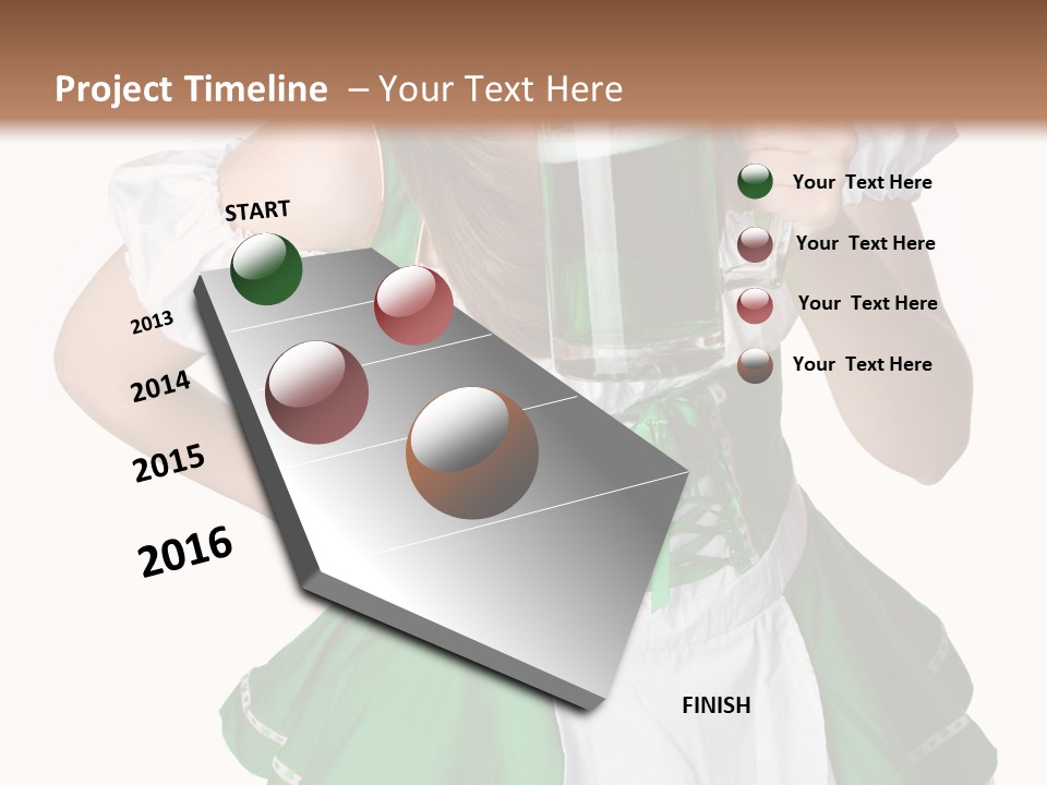 White  Grin PowerPoint Template