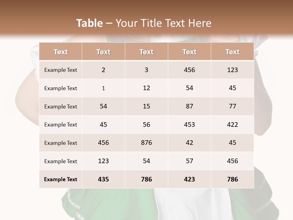 White  Grin PowerPoint Template