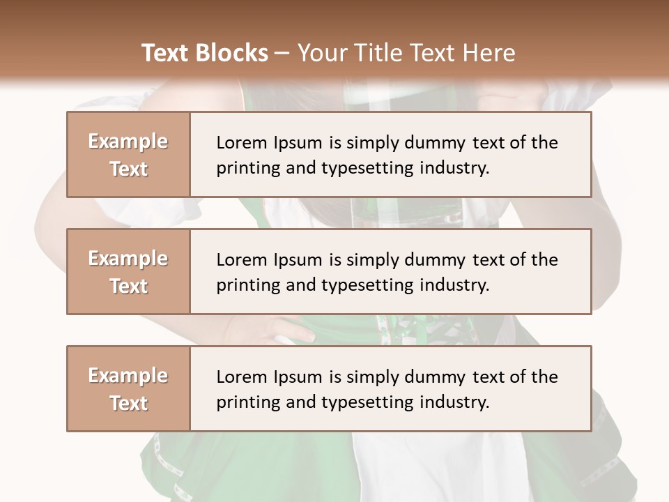 White  Grin PowerPoint Template
