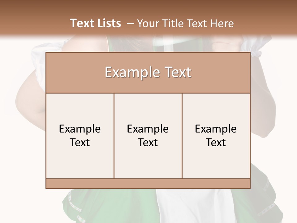White  Grin PowerPoint Template