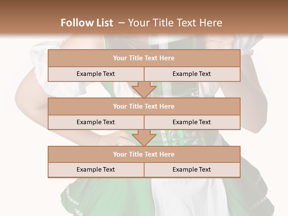 White  Grin PowerPoint Template