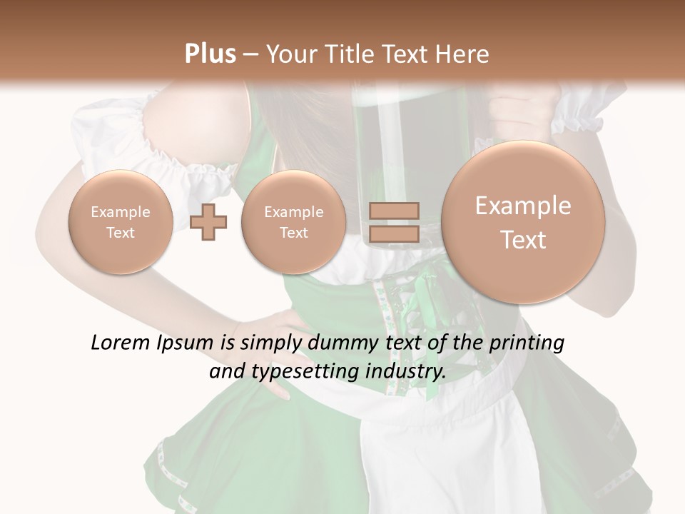 White  Grin PowerPoint Template