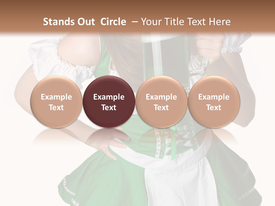 White  Grin PowerPoint Template