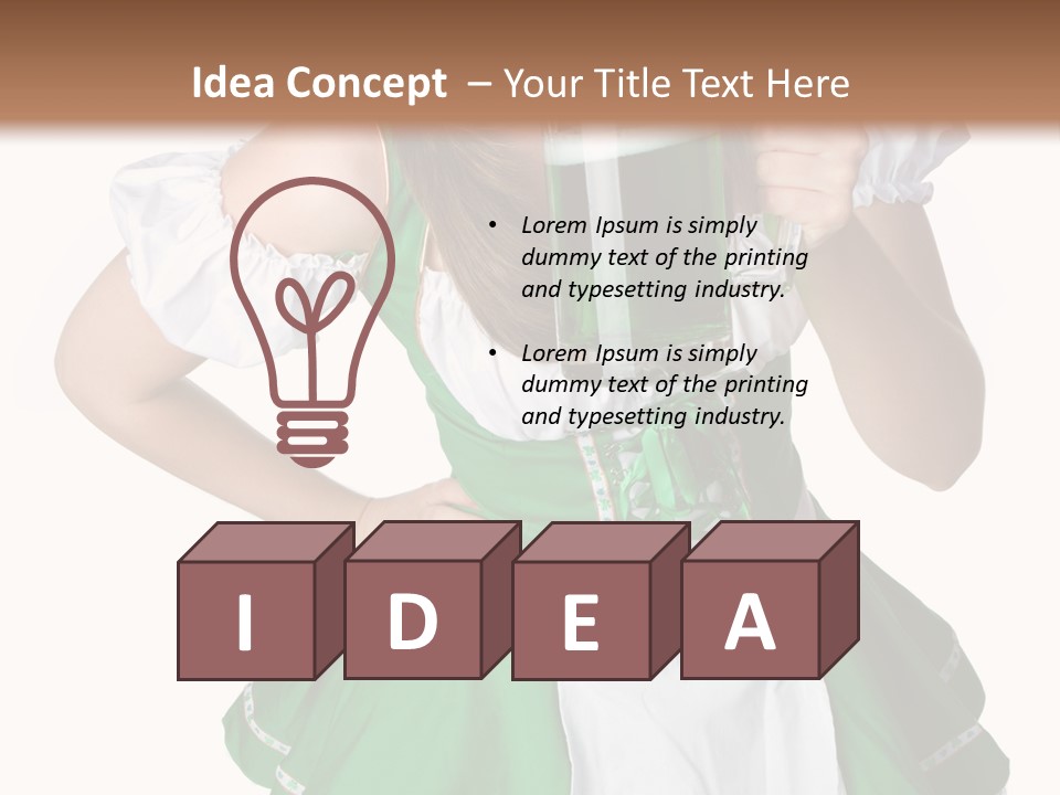 White  Grin PowerPoint Template