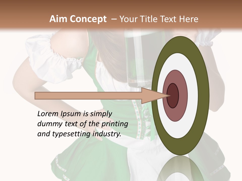 White  Grin PowerPoint Template