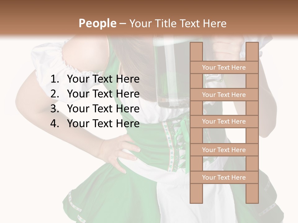 White  Grin PowerPoint Template