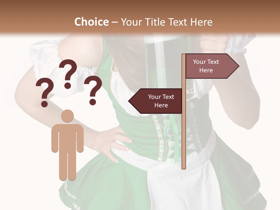 White  Grin PowerPoint Template