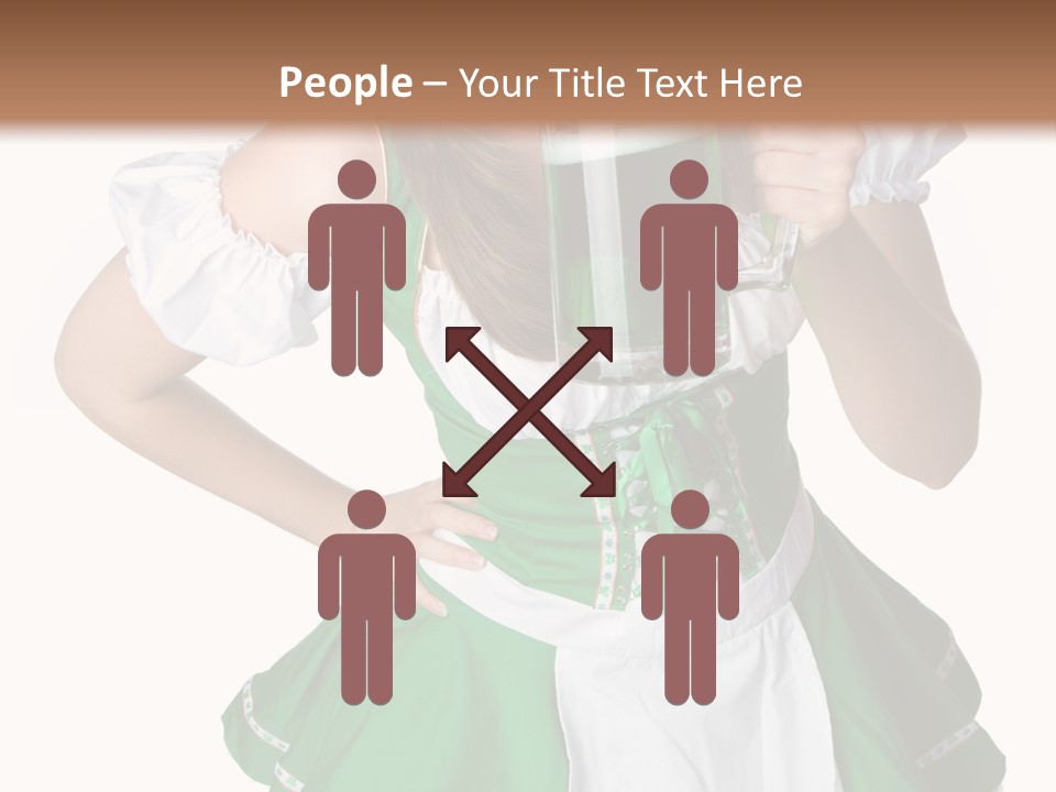 White  Grin PowerPoint Template