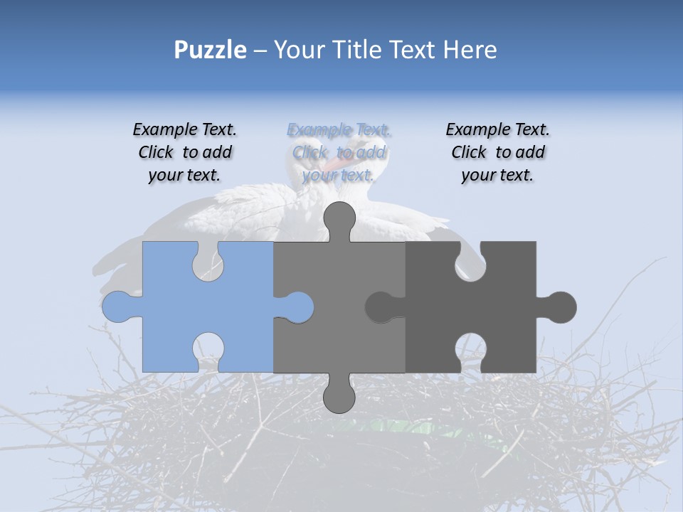 Wader Standing Home PowerPoint Template