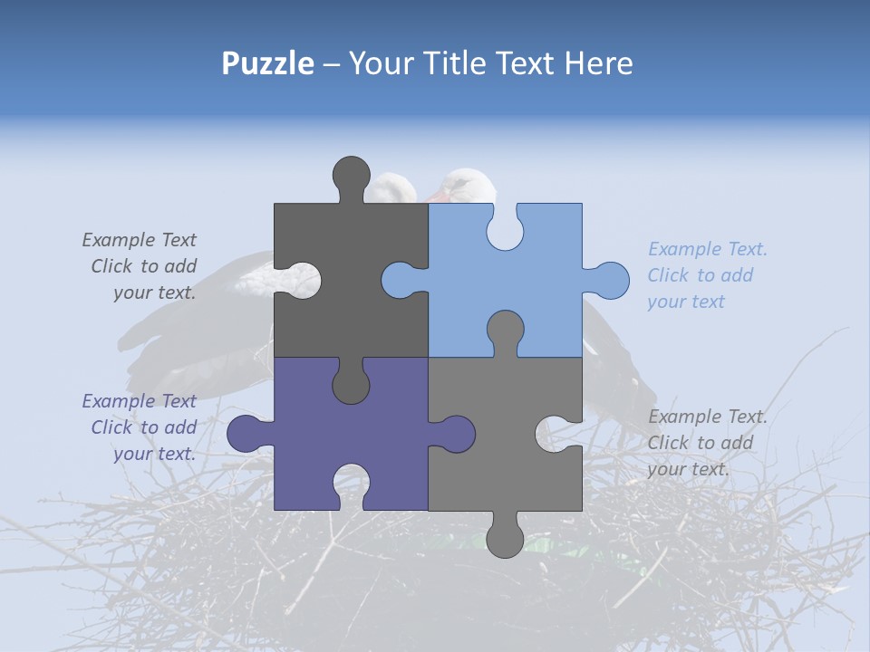 Wader Standing Home PowerPoint Template