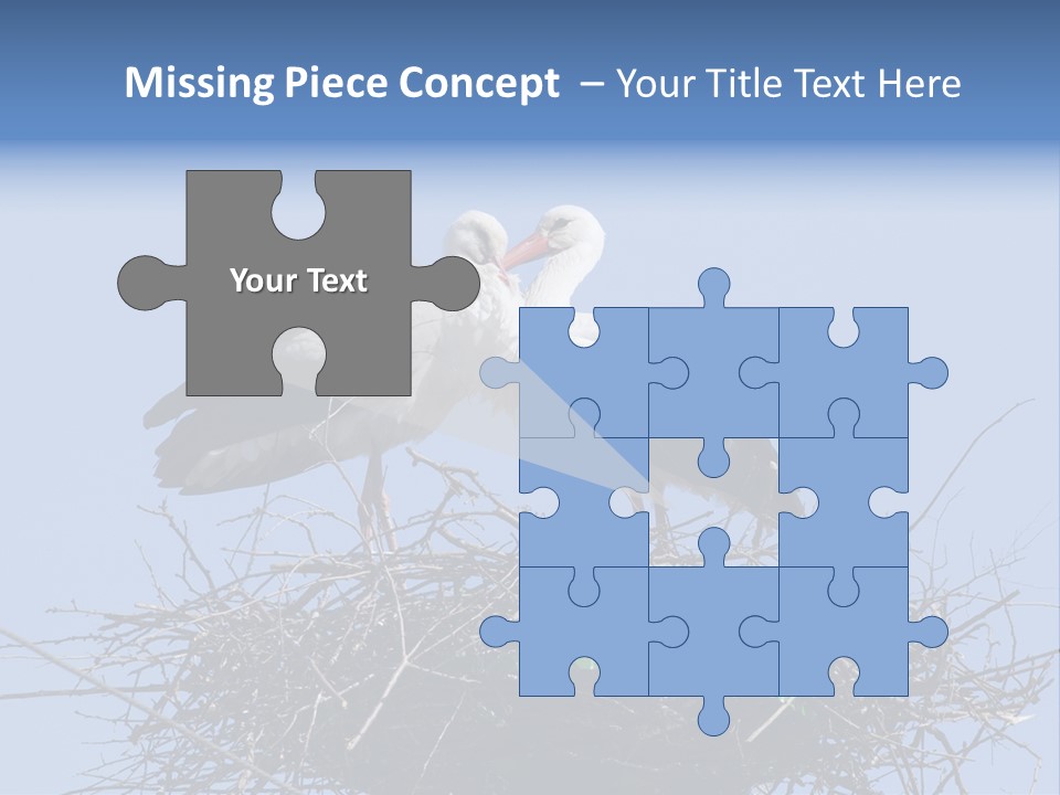 Wader Standing Home PowerPoint Template