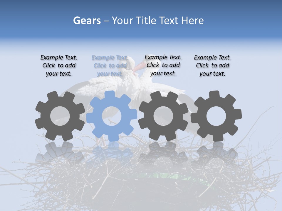 Wader Standing Home PowerPoint Template