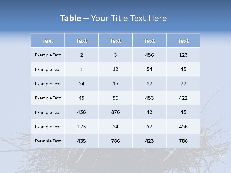 Wader Standing Home PowerPoint Template