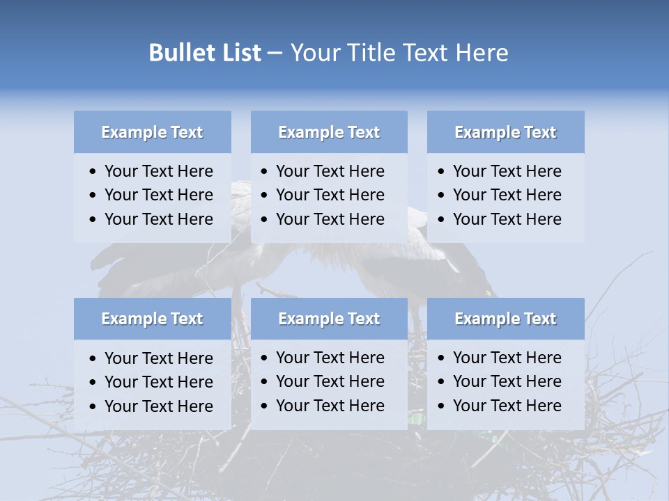 Wader Standing Home PowerPoint Template