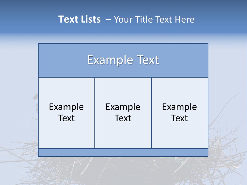 Wader Standing Home PowerPoint Template