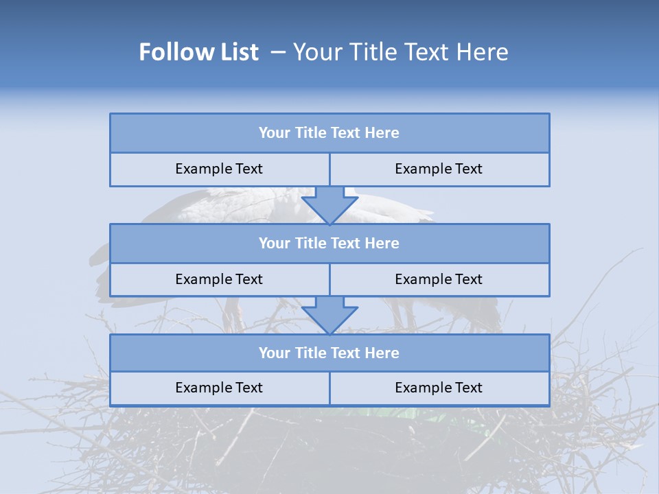 Wader Standing Home PowerPoint Template