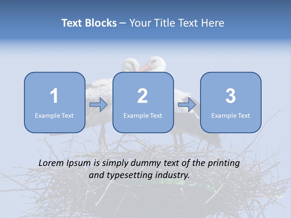 Wader Standing Home PowerPoint Template