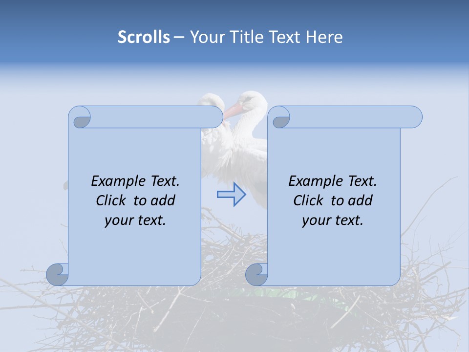 Wader Standing Home PowerPoint Template