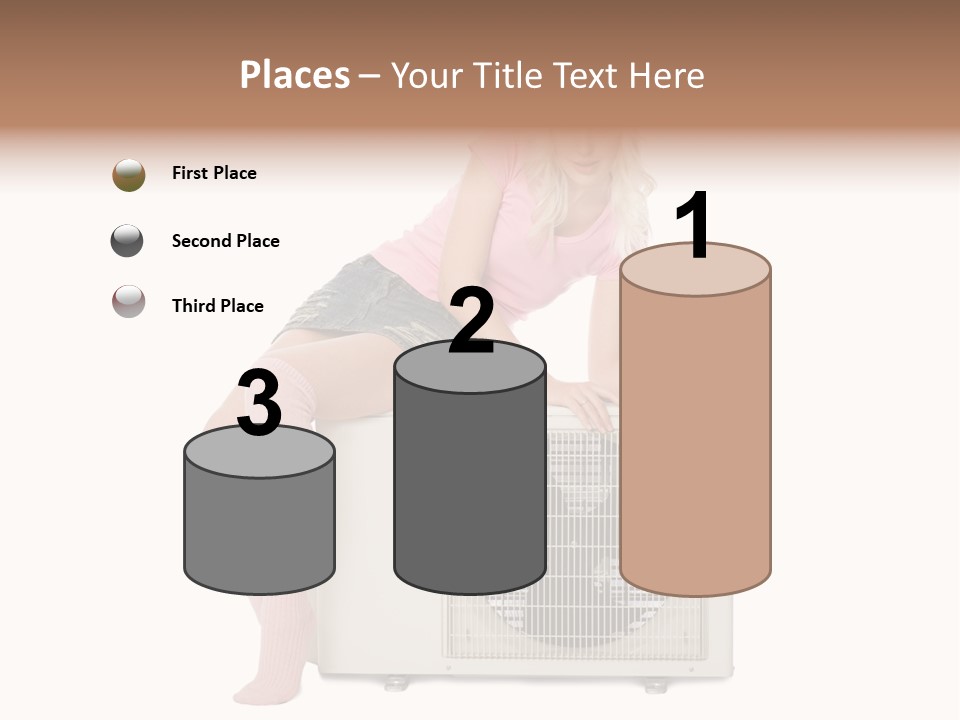 Built Showing Caucasian PowerPoint Template