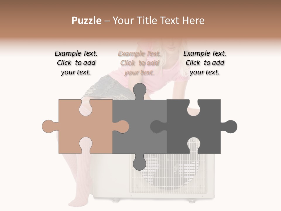 Built Showing Caucasian PowerPoint Template