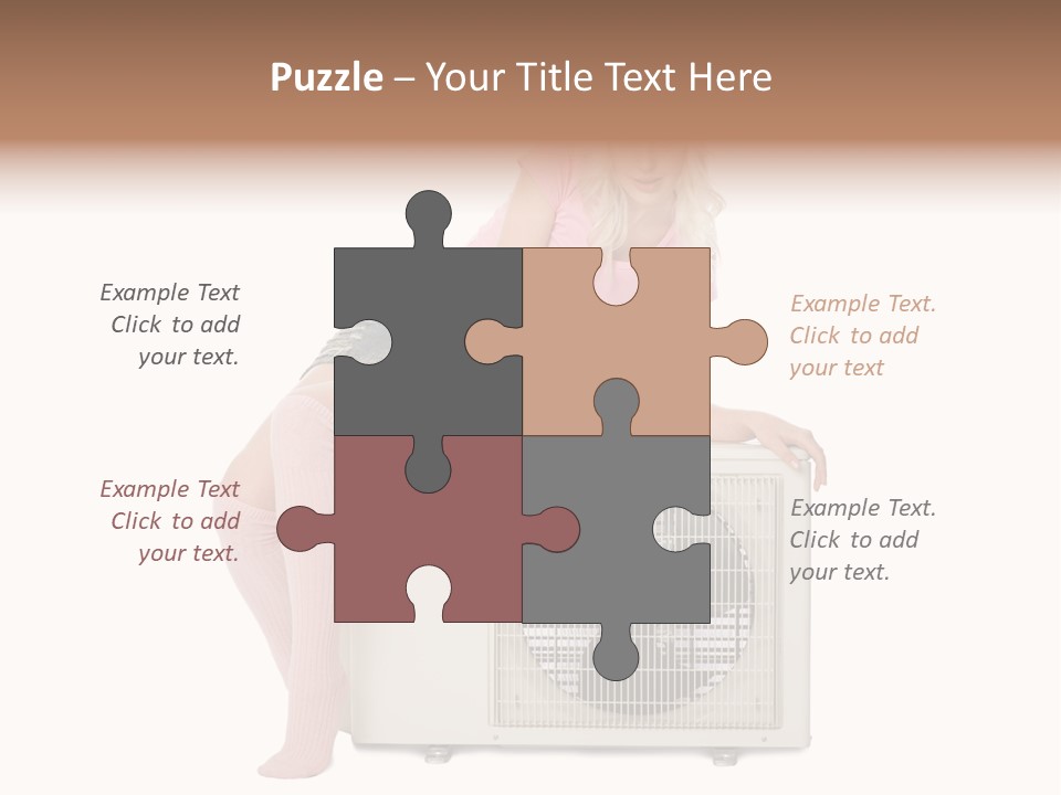 Built Showing Caucasian PowerPoint Template