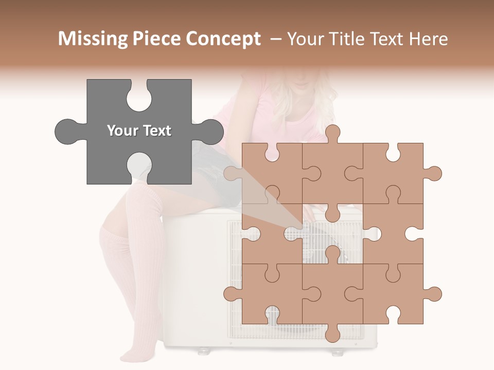 Built Showing Caucasian PowerPoint Template