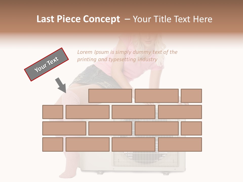 Built Showing Caucasian PowerPoint Template
