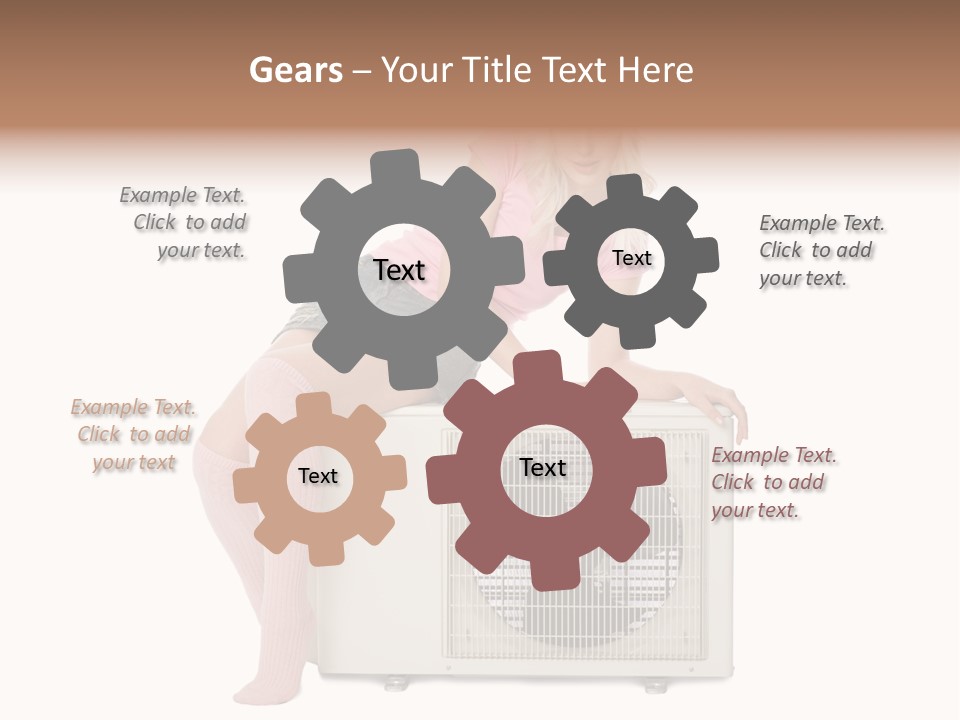 Built Showing Caucasian PowerPoint Template