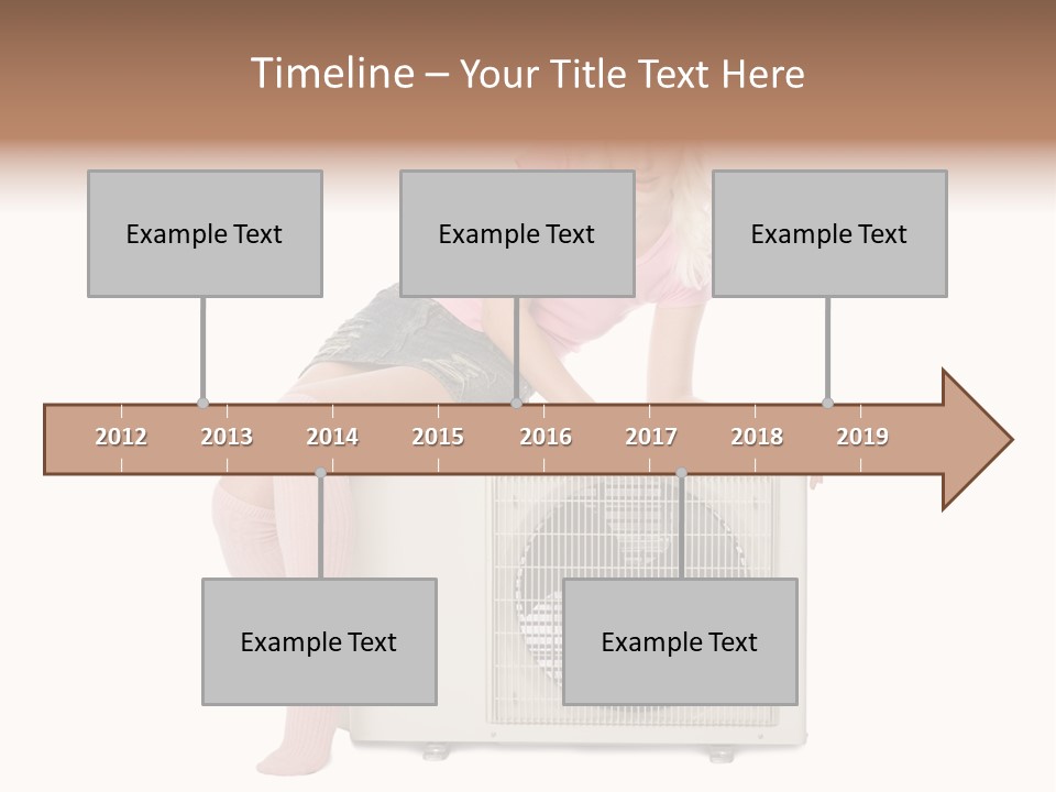 Built Showing Caucasian PowerPoint Template