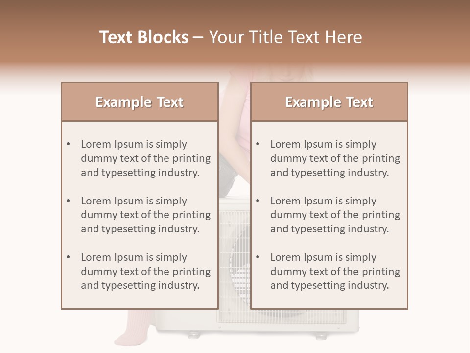 Built Showing Caucasian PowerPoint Template