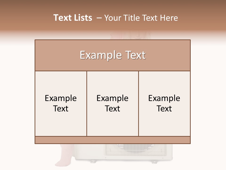 Built Showing Caucasian PowerPoint Template