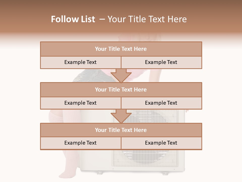 Built Showing Caucasian PowerPoint Template