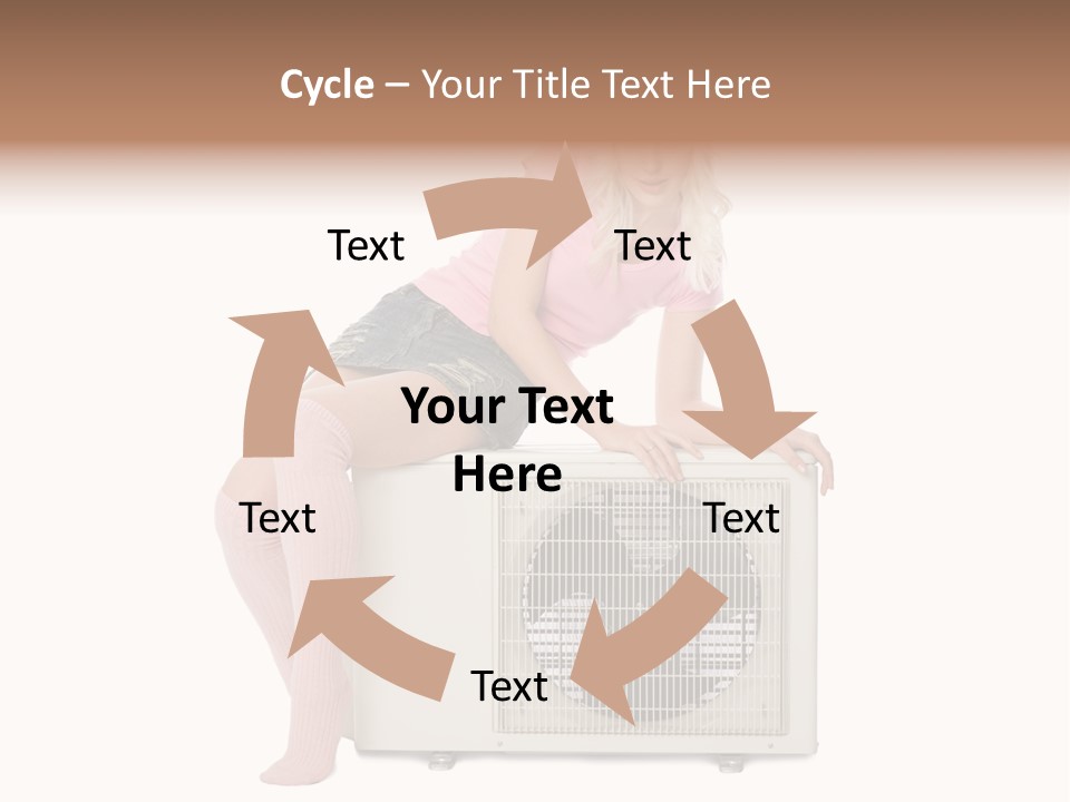 Built Showing Caucasian PowerPoint Template