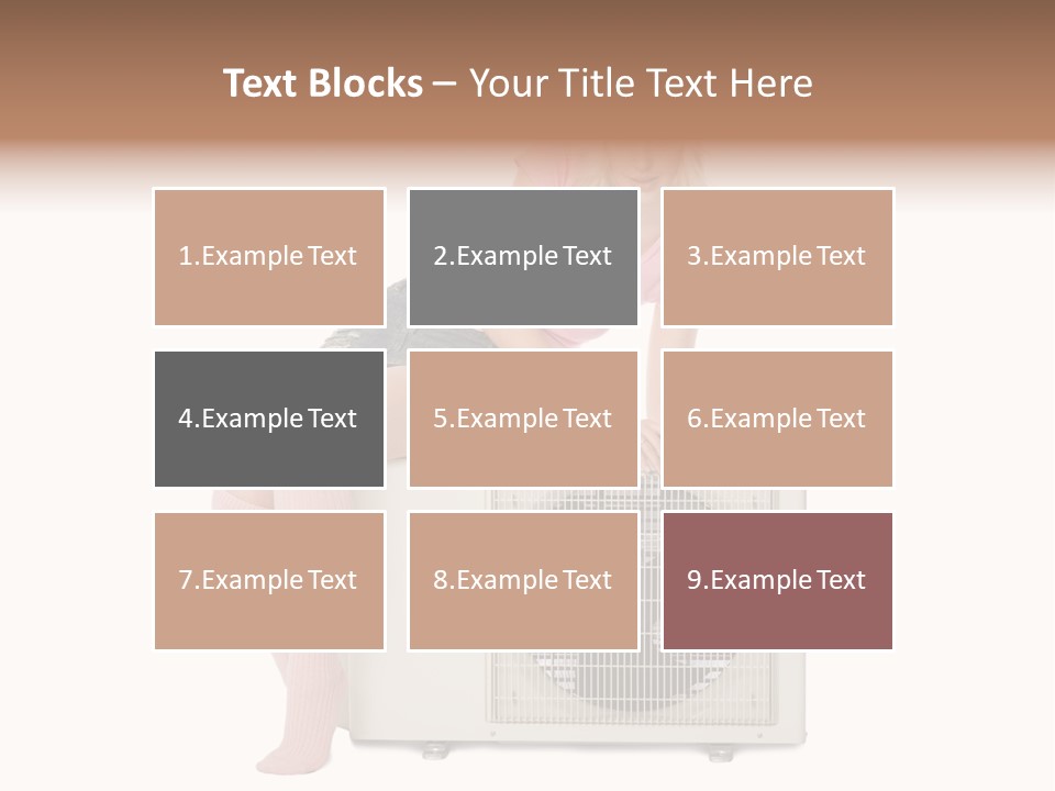 Built Showing Caucasian PowerPoint Template