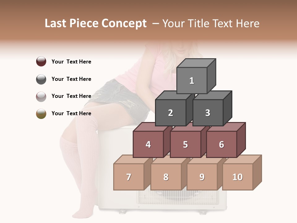 Built Showing Caucasian PowerPoint Template