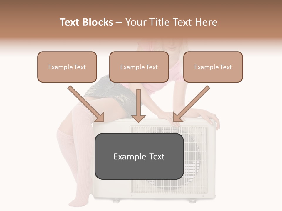 Built Showing Caucasian PowerPoint Template