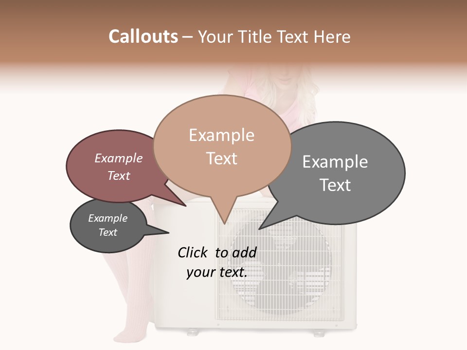 Built Showing Caucasian PowerPoint Template