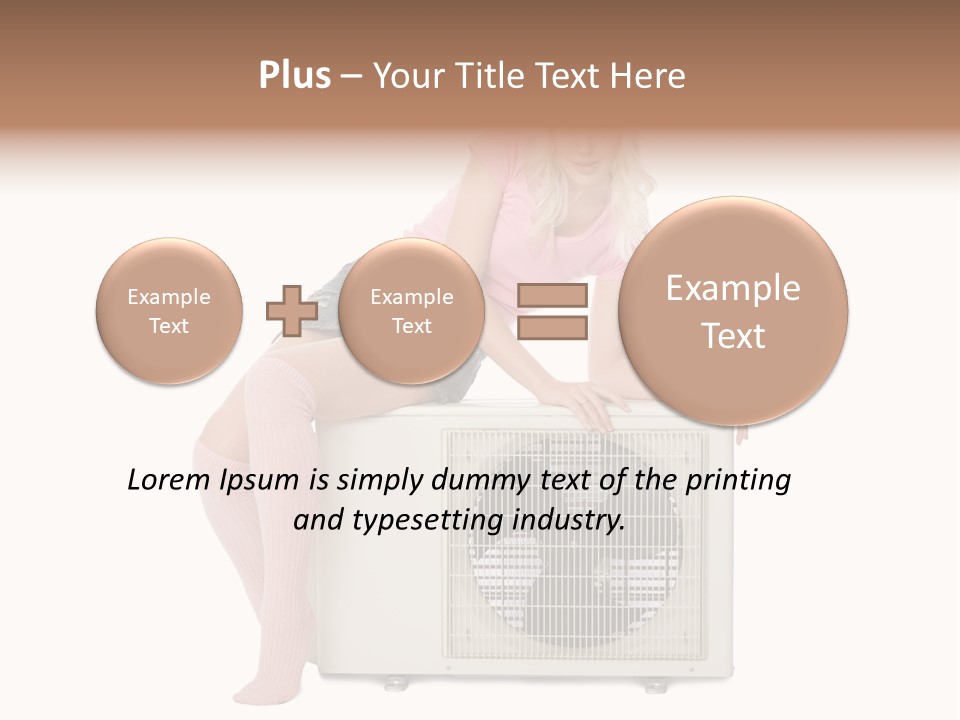 Built Showing Caucasian PowerPoint Template