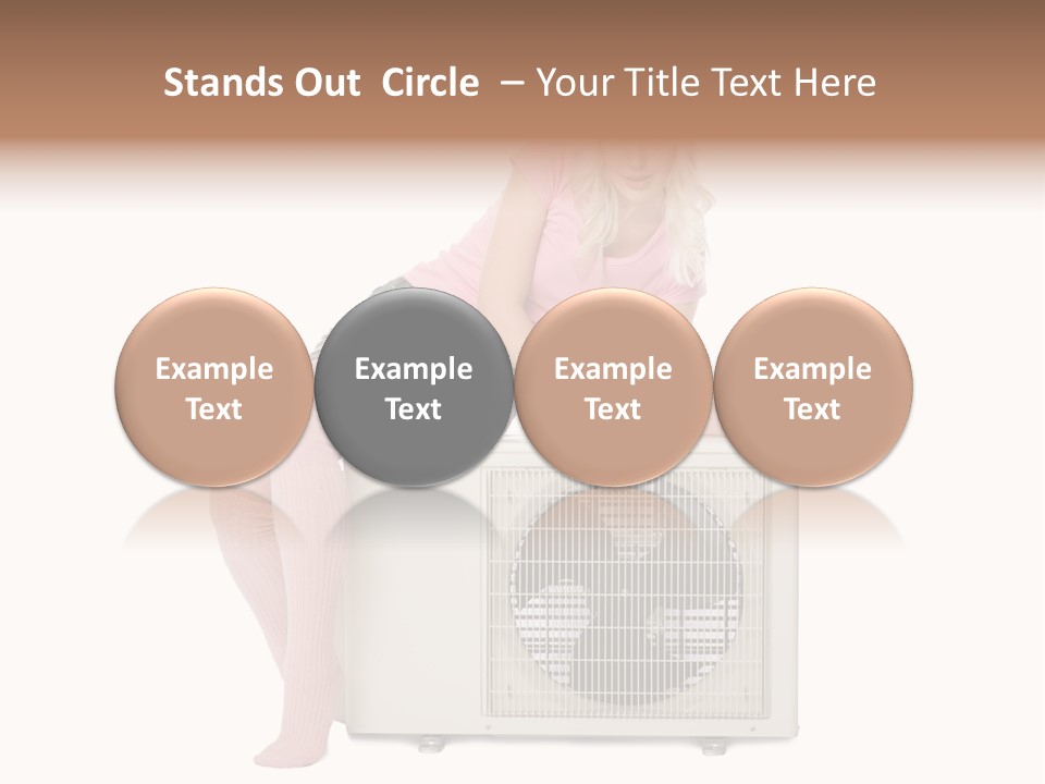 Built Showing Caucasian PowerPoint Template