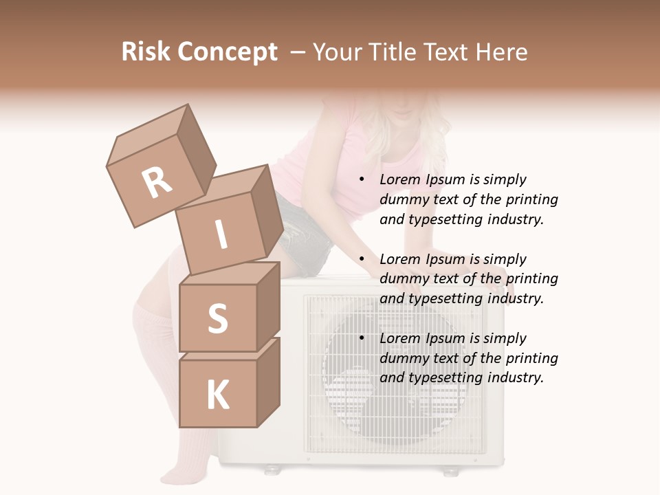 Built Showing Caucasian PowerPoint Template