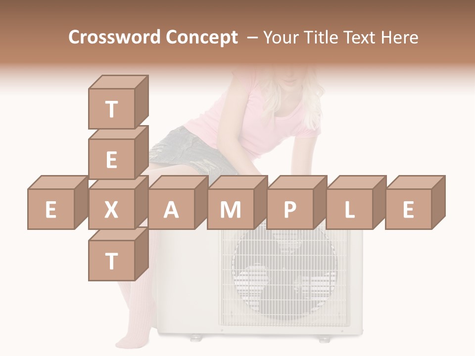 Built Showing Caucasian PowerPoint Template