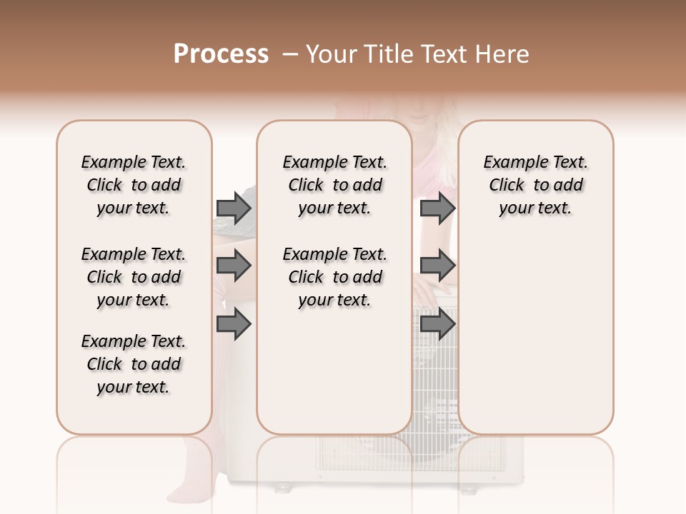 Built Showing Caucasian PowerPoint Template