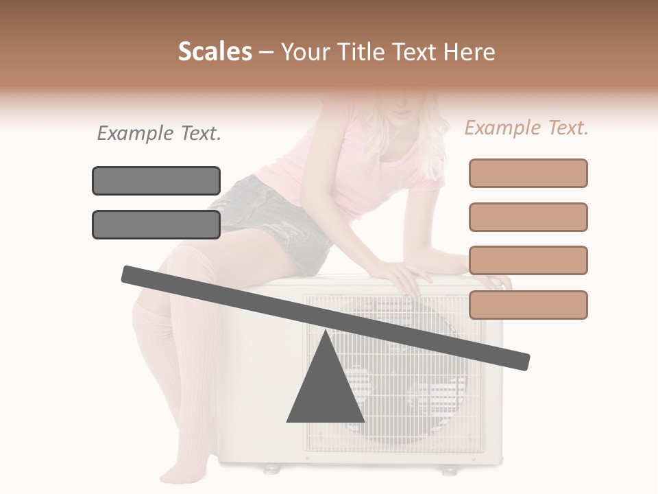 Built Showing Caucasian PowerPoint Template